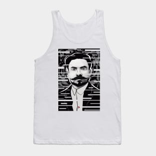 Ruben Dario 2 in Black and White Tank Top